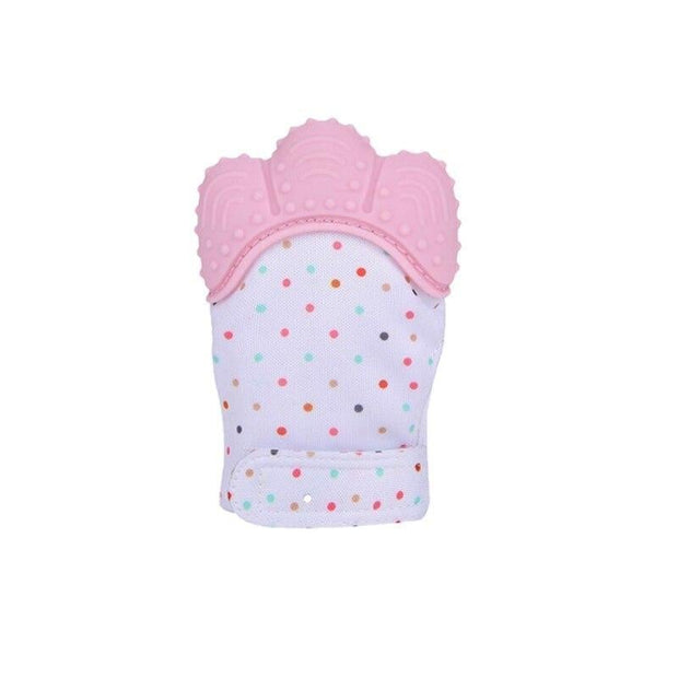 Baby Teether Gloves Squeaky Mitten Toy