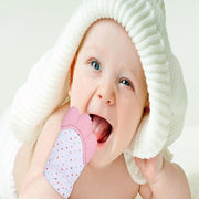 Baby Teether Gloves Squeaky Mitten Toy
