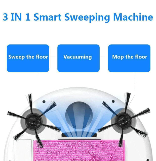 Automatic Robot 3-In-1 Wireless Vacuum Cleaner
