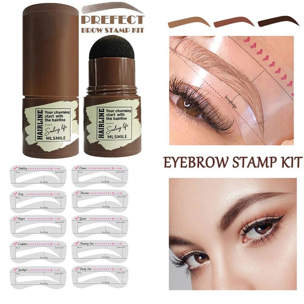 Perfect Brows Stencil & Stamp Kit
