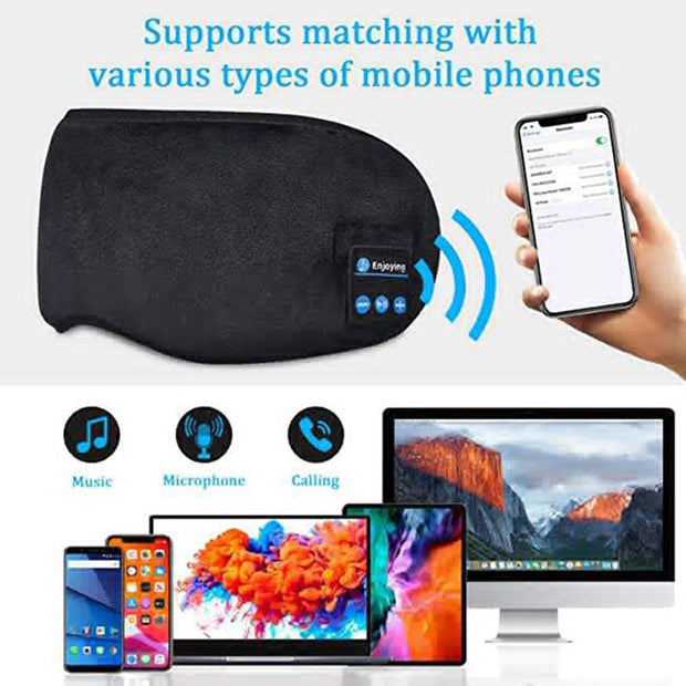 Sleeping mask with Headphones