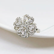 Rotating Clover Anxiety Ring