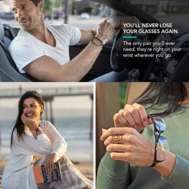 Foldable Wristband Reading Glasses