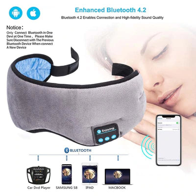 Sleeping mask with Headphones